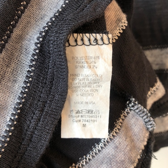 Maronie striped knit cropped tee size M ⚡️ - Picture 6 of 6